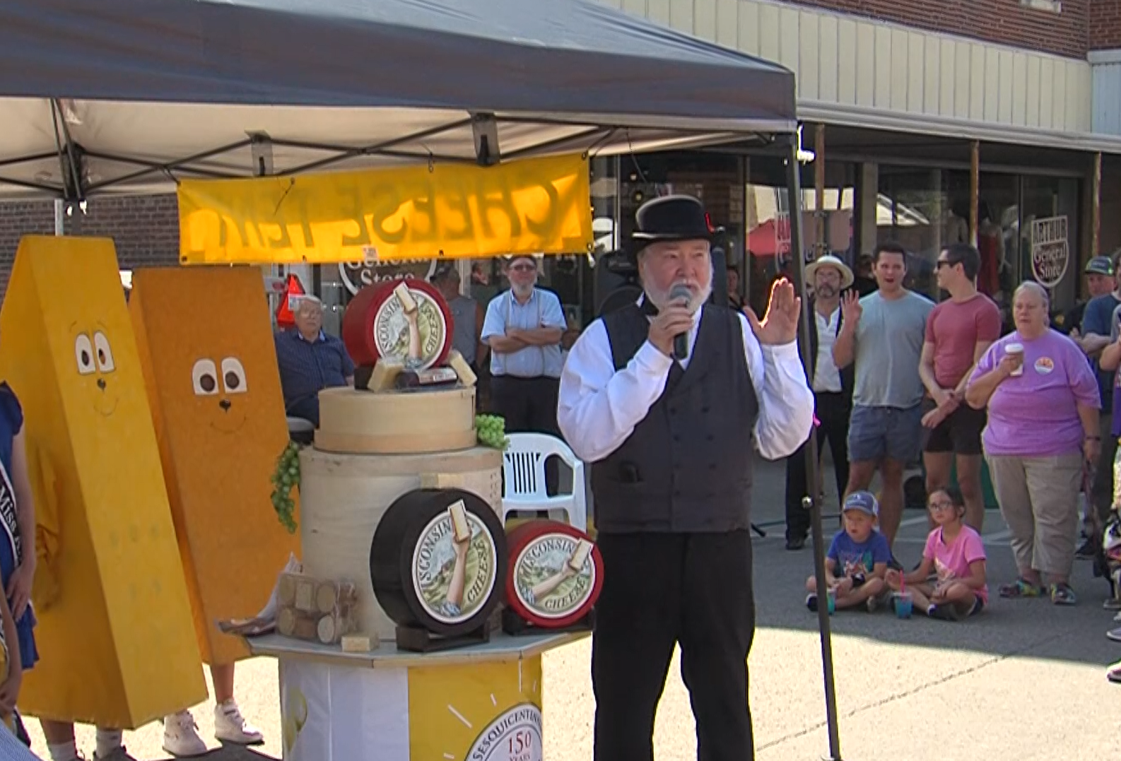 Brie amazed as the Arthur Cheese Festival returns Labor Day weekend